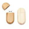 Oval Wooden USB Drive - Image 4