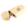 Oval Wooden USB Drive - Image 2